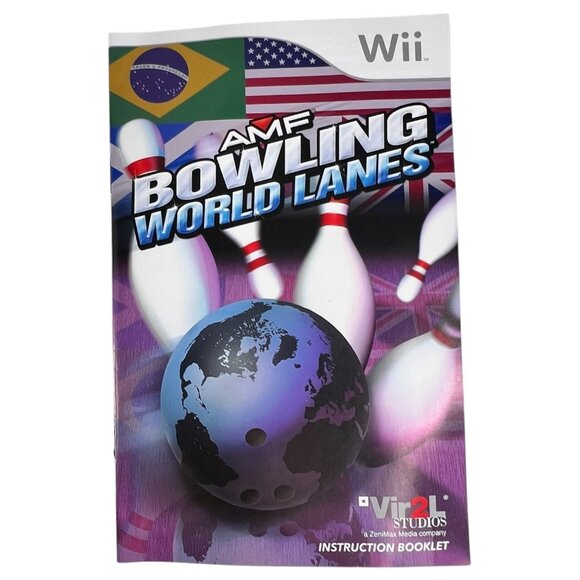 AMF Bowling World Lanes Nintendo Wii Game Complete Instruction Case Tested Works - Picture 6 of 7